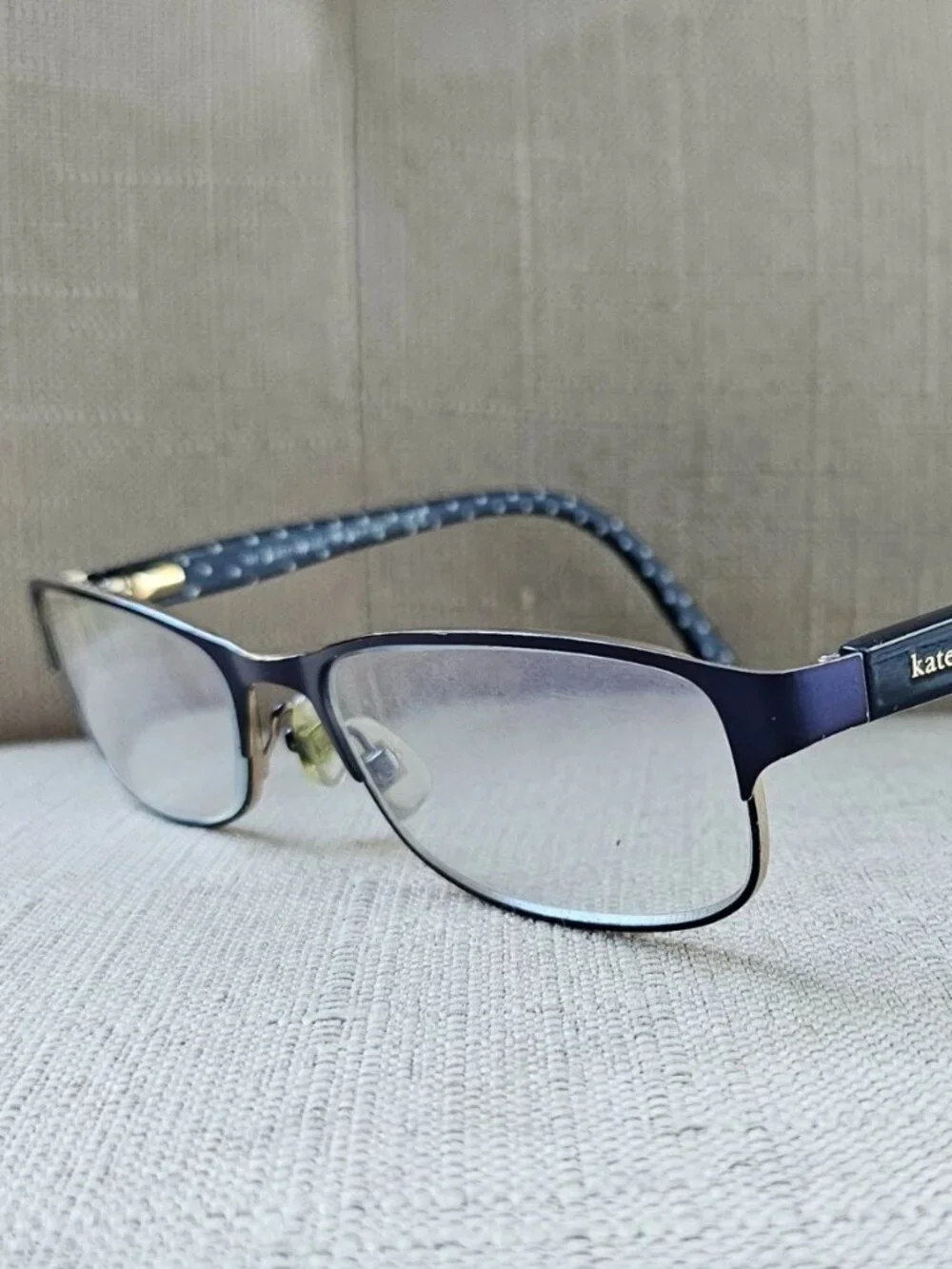 Kate Spade Women Eyeglasses Frame AMBROSETTE DA4 Eyewear Dark Blue Glasses